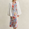 Floral Cotton Silk Shirt Floral Cotton Silk Shirt