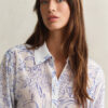 Floral Cotton Silk Shirt Floral Cotton Silk Shirt