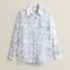 Floral Cotton Silk Shirt Floral Cotton Silk Shirt