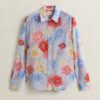 Floral Cotton Silk Shirt Floral Cotton Silk Shirt
