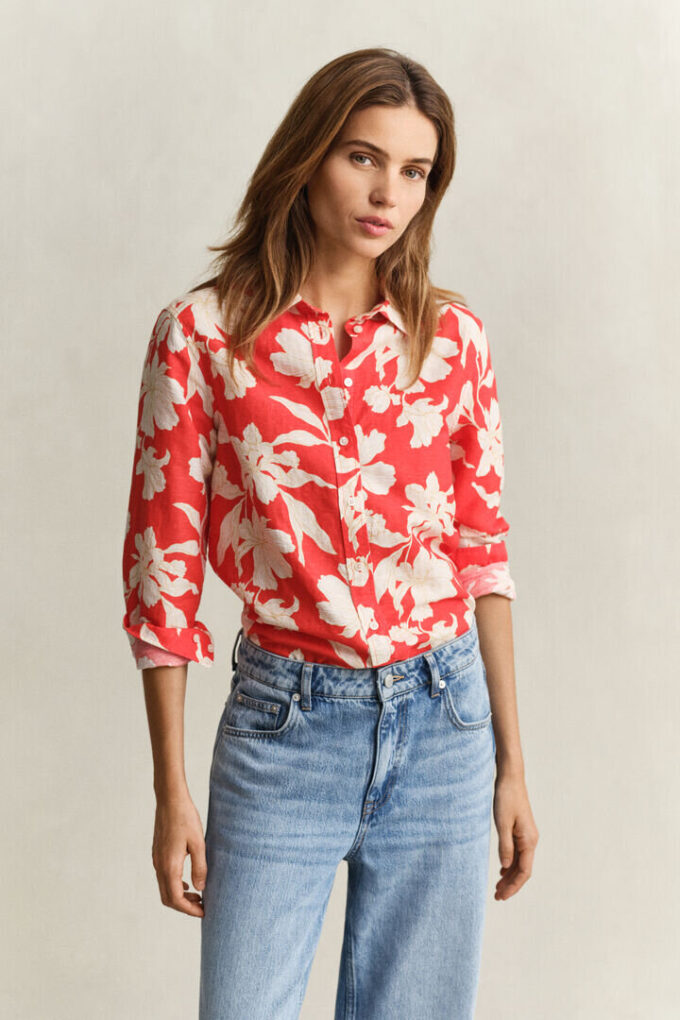 Floral Linen Shirt Floral Linen Shirt