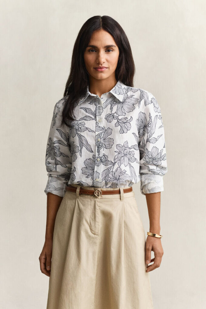 Floral Linen Shirt Floral Linen Shirt