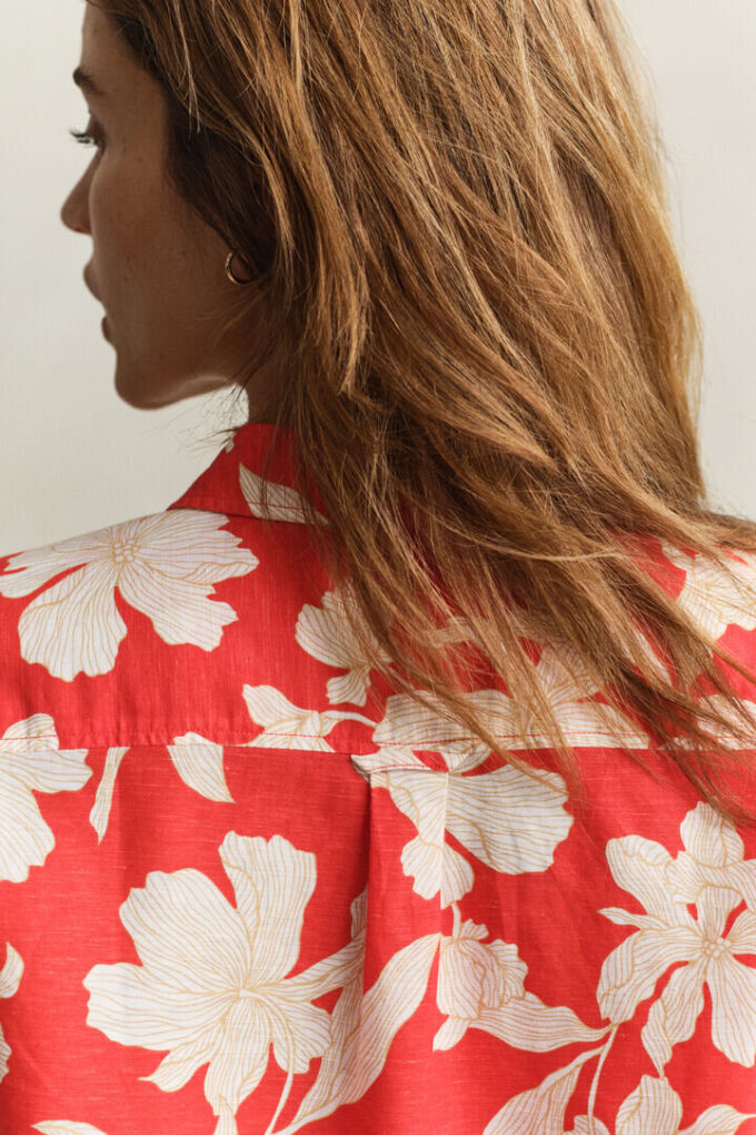 Floral Linen Shirt Floral Linen Shirt