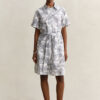Floral Linen Shirt Dress