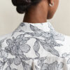 Floral Linen Shirt Dress