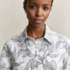 Floral Linen Shirt Dress