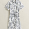 Floral Linen Shirt Dress