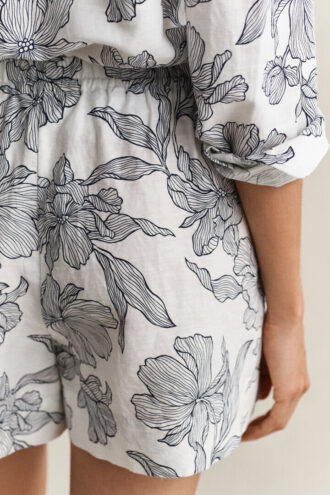 Floral Linen Shorts Floral Linen Shorts