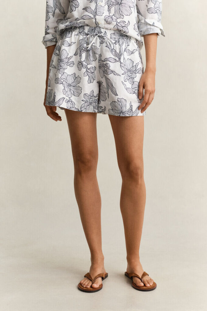 Floral Linen Shorts Floral Linen Shorts