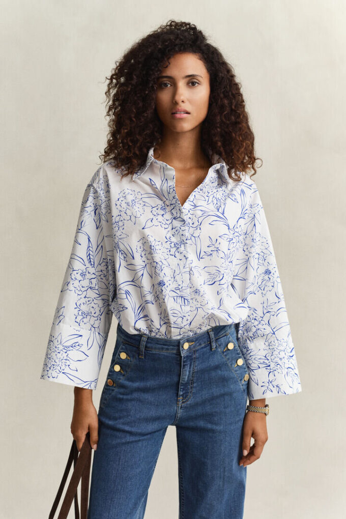 Floral Poplin Shirt Floral Poplin Shirt