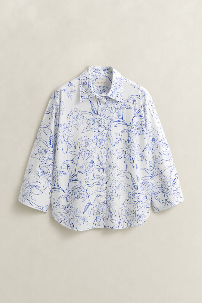 Floral Poplin Shirt Floral Poplin Shirt