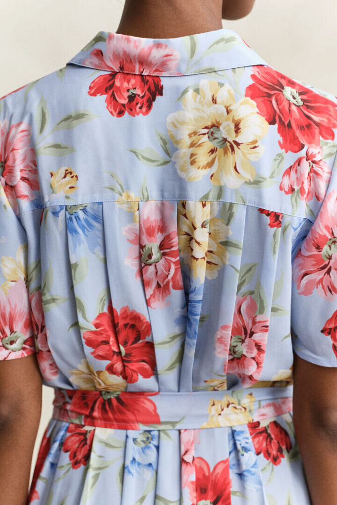Floral Shirt Dress