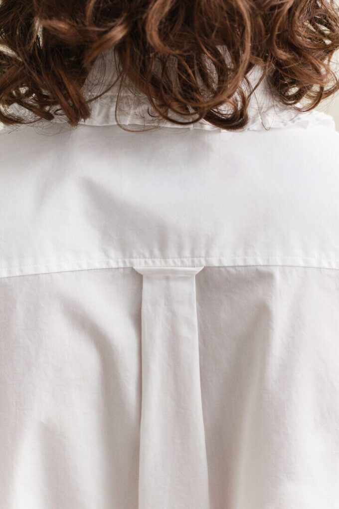 Frilly Cotton Shirt Frilly Cotton Shirt