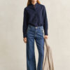 Frilly Linen Blend Blouse Frilly Linen Blend Blouse