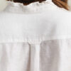 Frilly Linen Blend Blouse Frilly Linen Blend Blouse