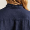 Frilly Linen Blend Blouse Frilly Linen Blend Blouse
