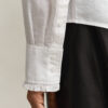 Frilly Linen Blend Blouse Frilly Linen Blend Blouse