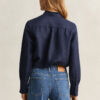 Frilly Linen Blend Blouse Frilly Linen Blend Blouse