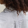 Frilly Striped Cotton Shirt