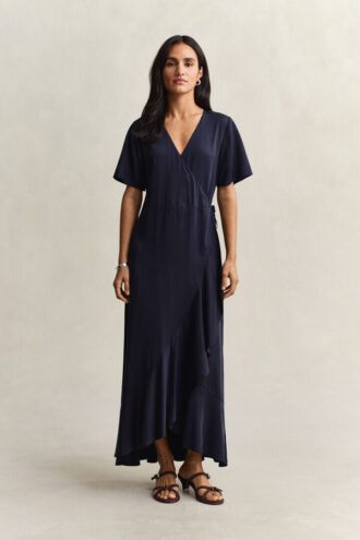 Frilly Wrap Dress