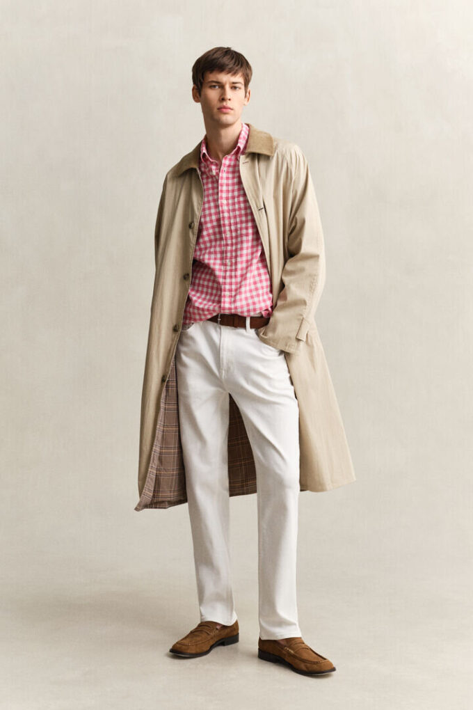 Gingham Linen Blend Shirt Gingham Linen Blend Shirt