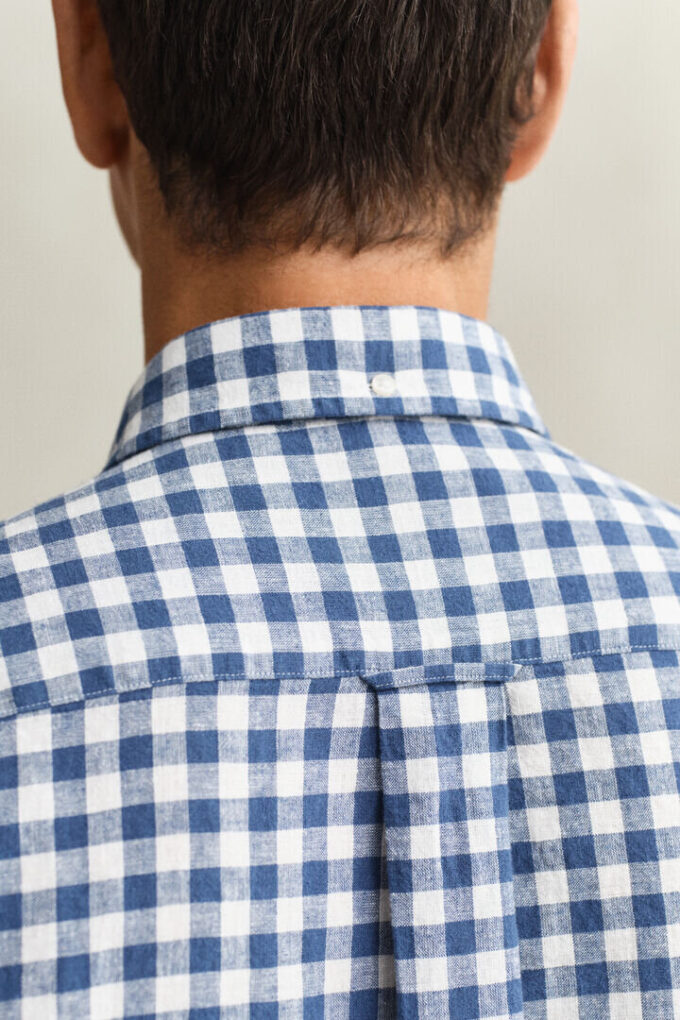 Gingham Linen Blend Shirt Gingham Linen Blend Shirt