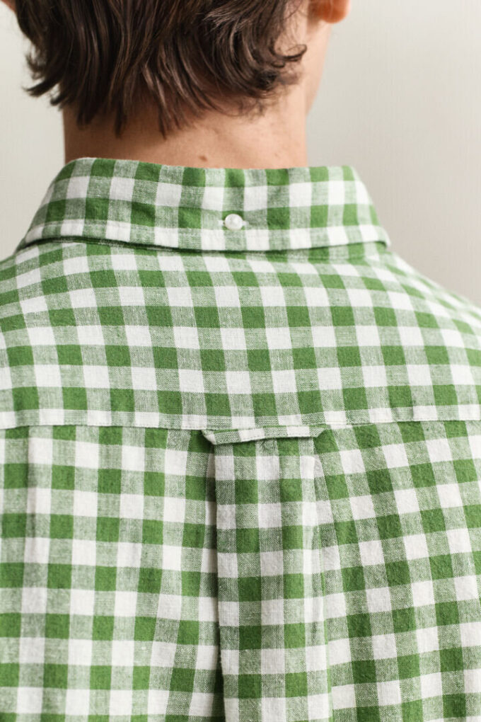 Gingham Linen Blend Shirt Gingham Linen Blend Shirt