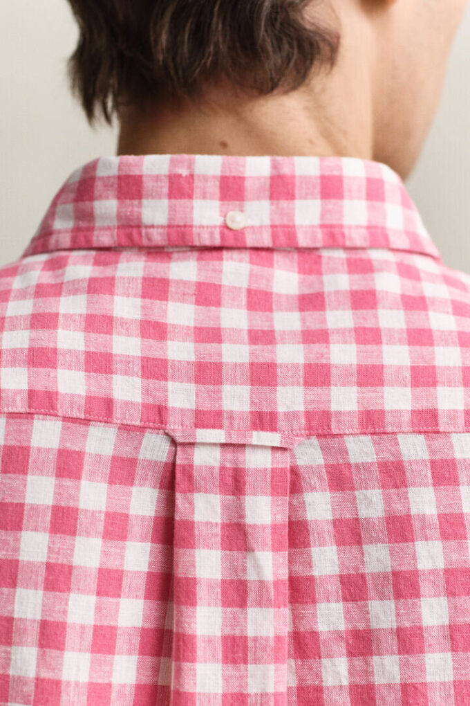 Gingham Linen Blend Shirt Gingham Linen Blend Shirt
