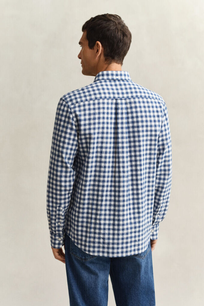 Gingham Linen Blend Shirt Gingham Linen Blend Shirt