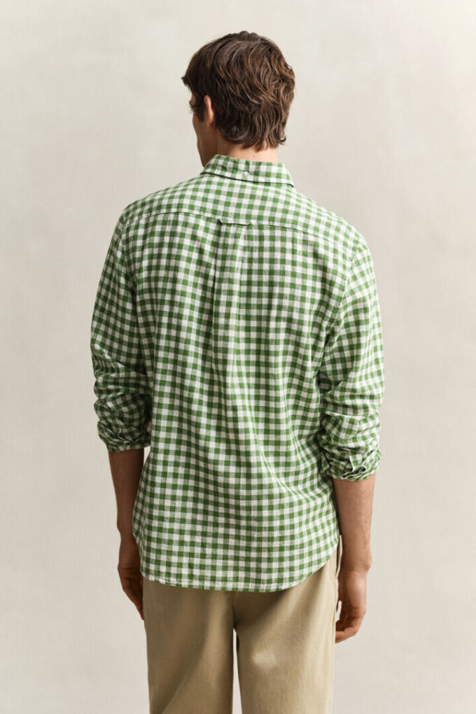 Gingham Linen Blend Shirt Gingham Linen Blend Shirt