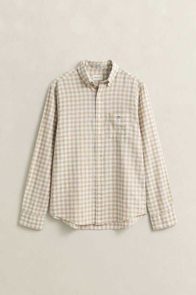 Gingham Linen Blend Shirt Gingham Linen Blend Shirt