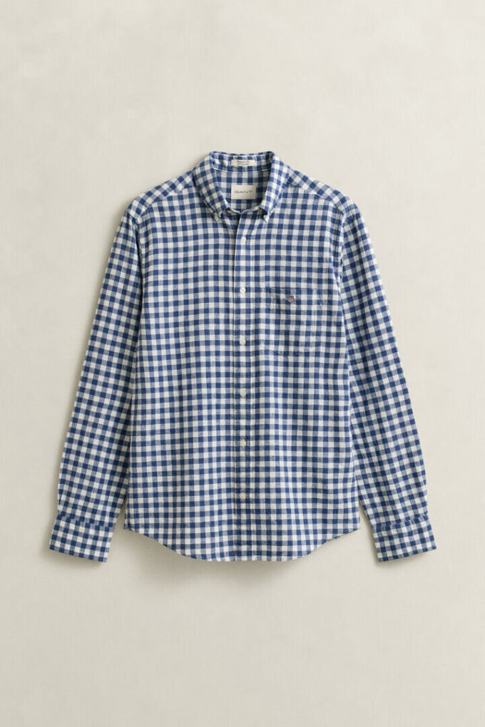 Gingham Linen Blend Shirt Gingham Linen Blend Shirt
