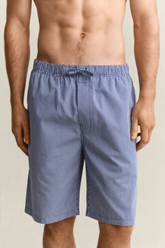 Gingham Poplin Pajama Shorts Gingham Poplin Pajama Shorts
