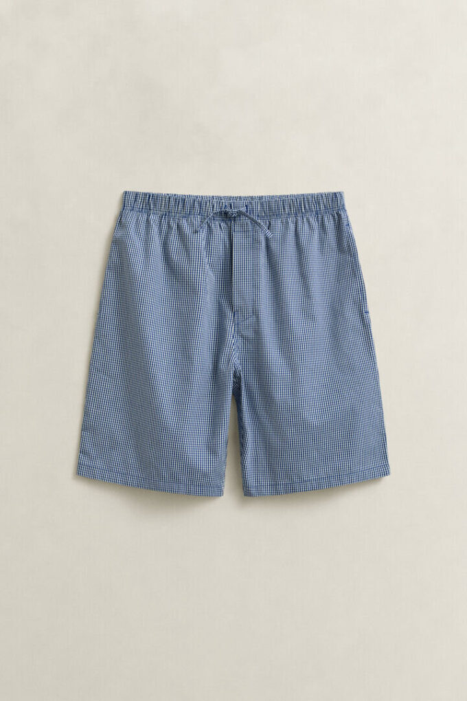 Gingham Poplin Pajama Shorts