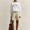 Graphic Print Crew Neck Sweatshirt