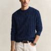 Indigo Cable Knit Sweater Indigo Cable Knit Sweater