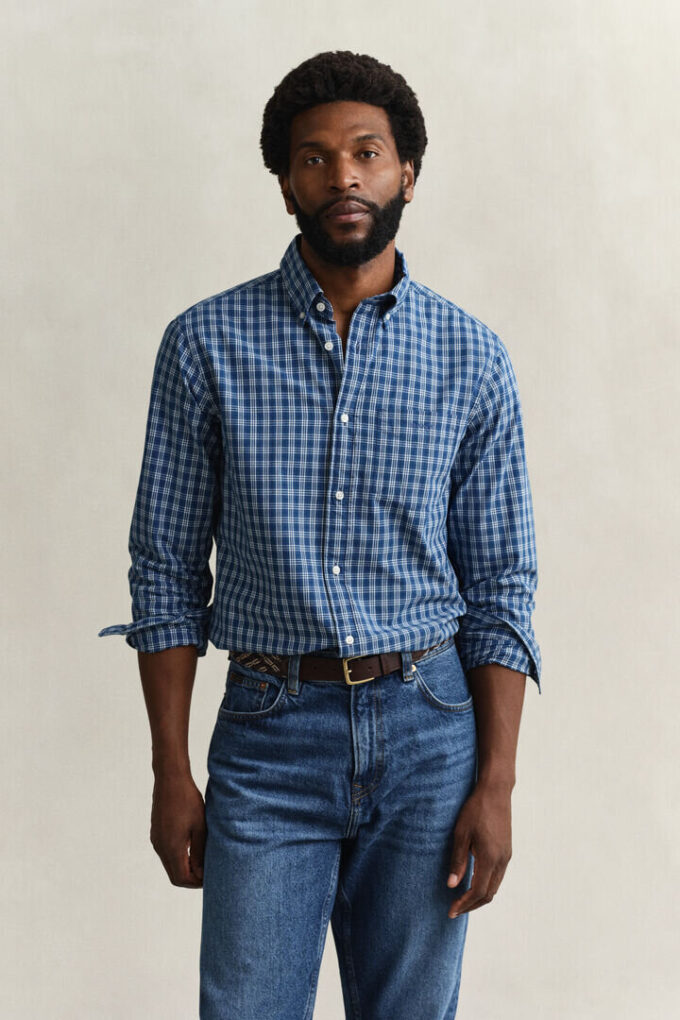 Indigo Checked Shirt Indigo Checked Shirt