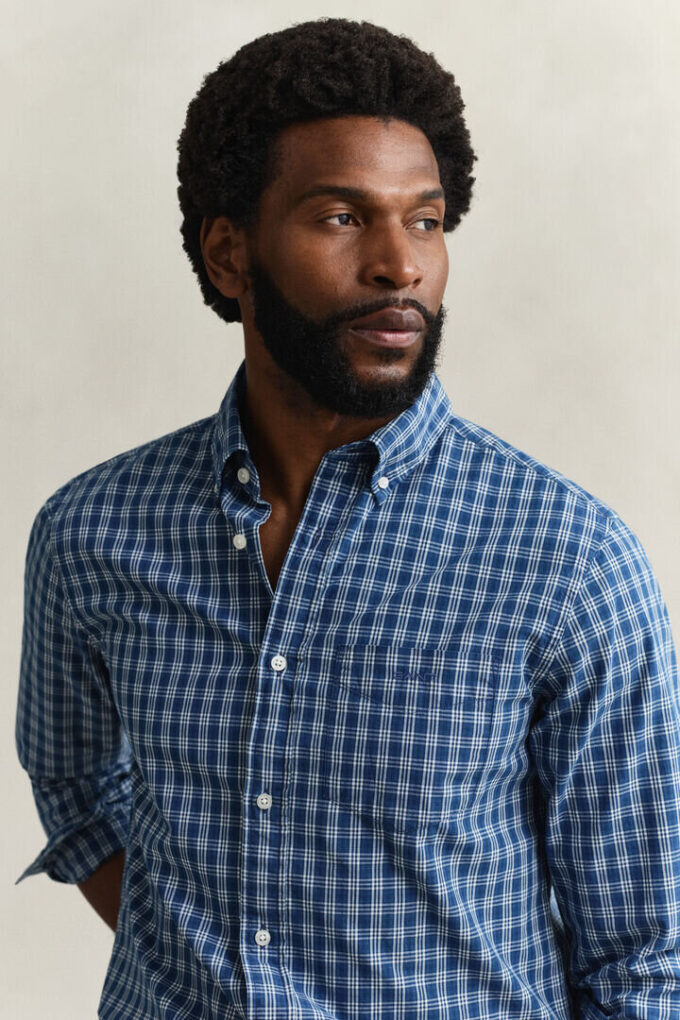 Indigo Checked Shirt Indigo Checked Shirt