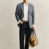 Indigo Herringbone Suit Jacket Indigo Herringbone Suit Jacket