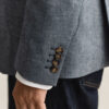 Indigo Herringbone Suit Jacket Indigo Herringbone Suit Jacket