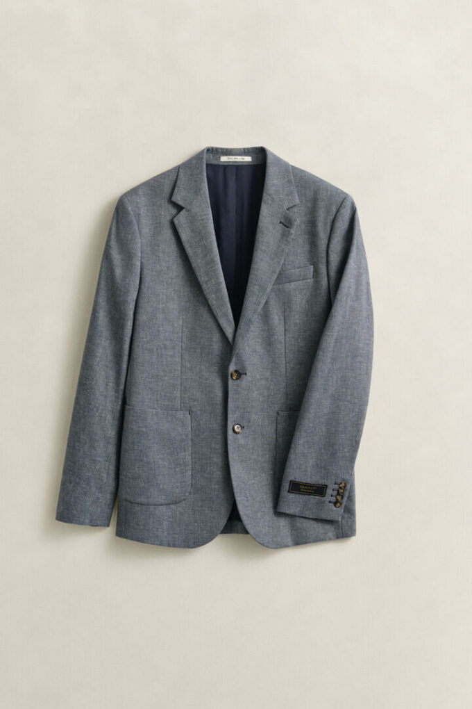 Indigo Herringbone Suit Jacket Indigo Herringbone Suit Jacket