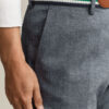 Indigo Herringbone Suit Pants Indigo Herringbone Suit Pants