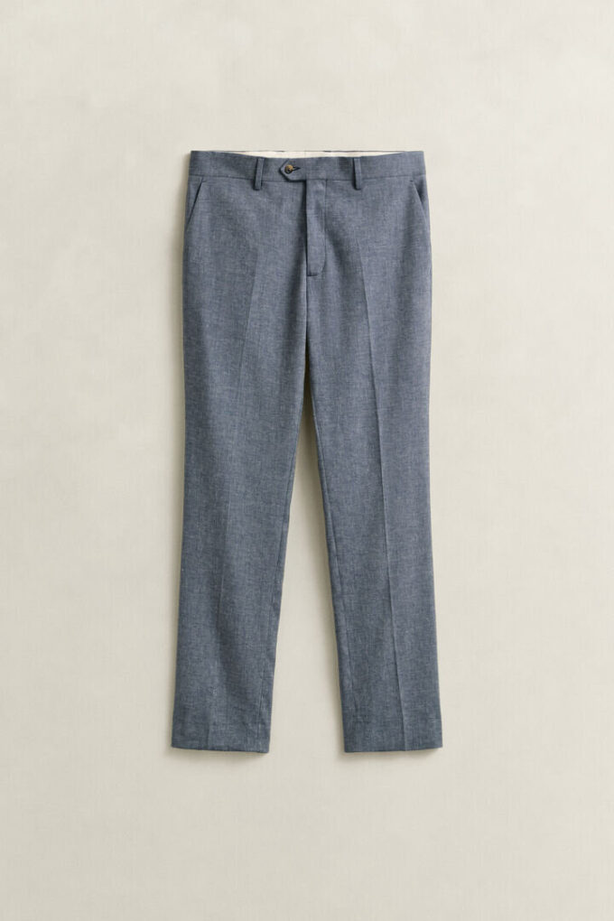Indigo Herringbone Suit Pants Indigo Herringbone Suit Pants