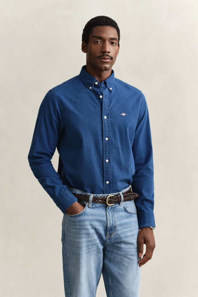 Indigo Seersucker Shirt Indigo Seersucker Shirt