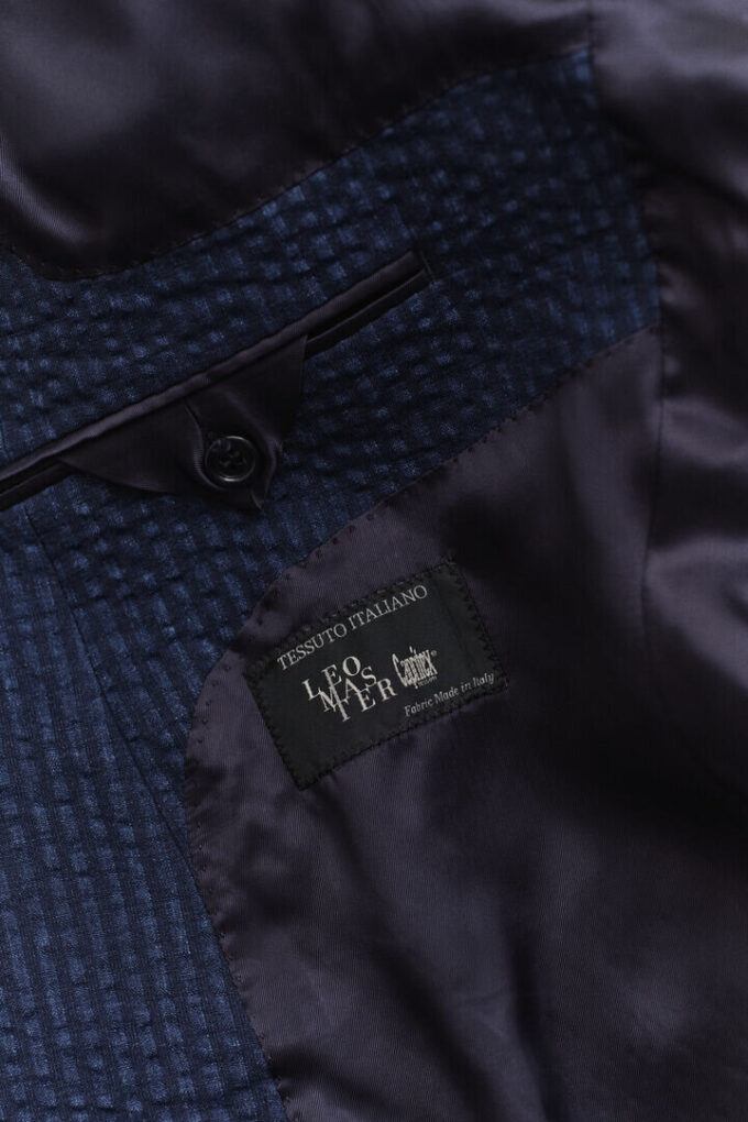 Indigo Seersucker Suit Jacket Indigo Seersucker Suit Jacket