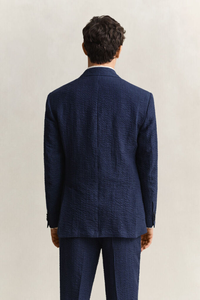 Indigo Seersucker Suit Jacket Indigo Seersucker Suit Jacket