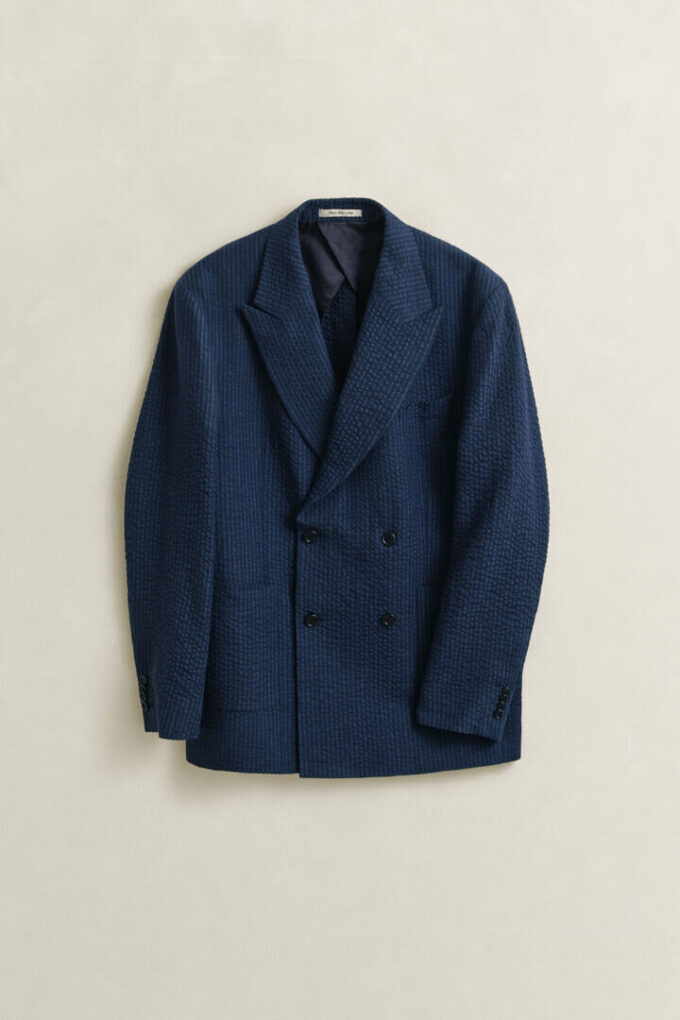 Indigo Seersucker Suit Jacket Indigo Seersucker Suit Jacket