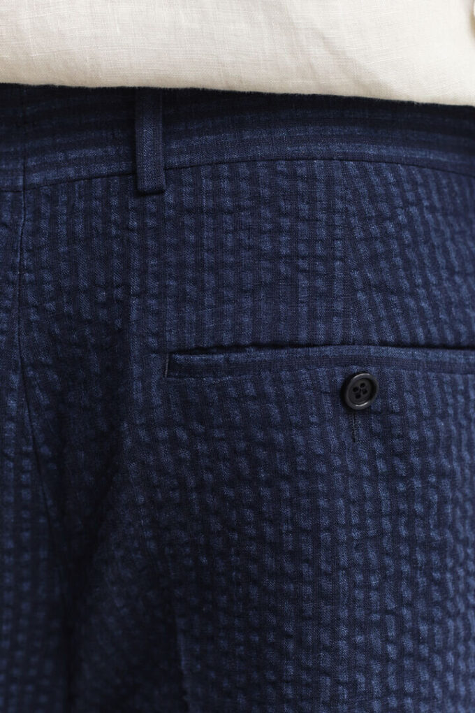 Indigo Seersucker Suit Pants Indigo Seersucker Suit Pants