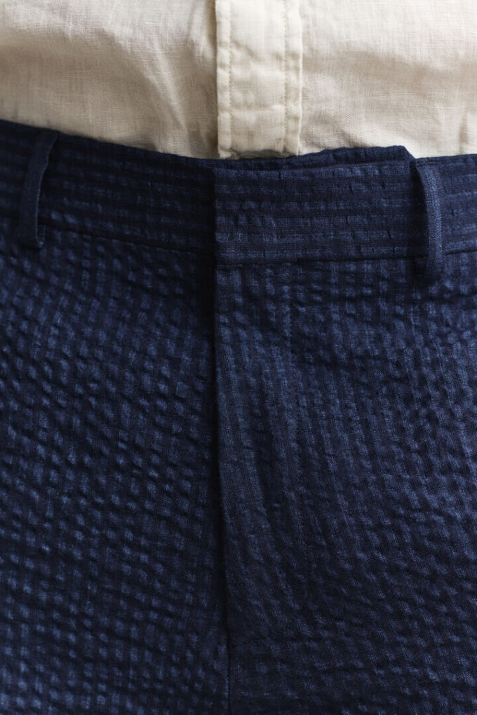 Indigo Seersucker Suit Pants Indigo Seersucker Suit Pants