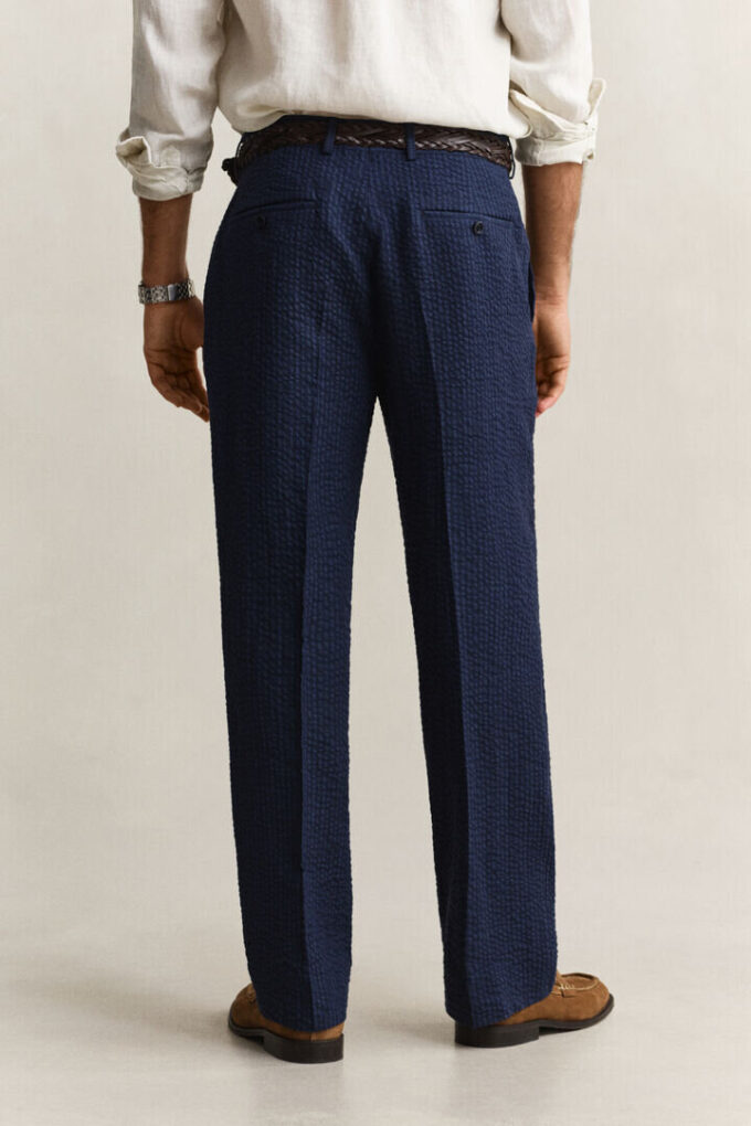 Indigo Seersucker Suit Pants Indigo Seersucker Suit Pants